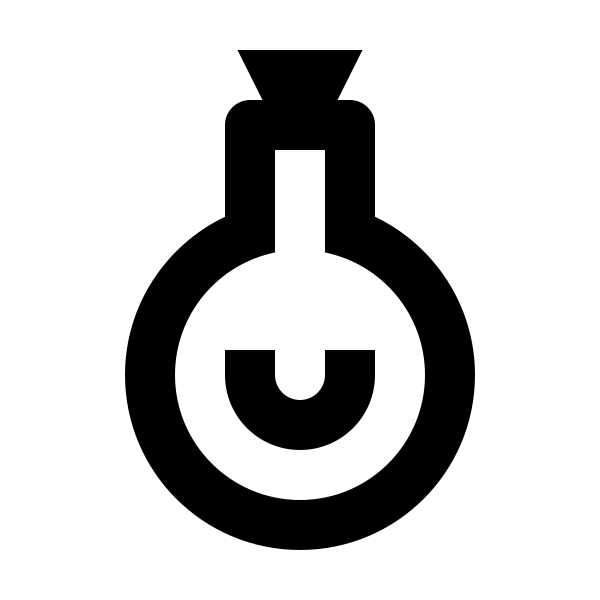 Flask Round Bottom Outline