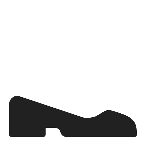 Flat Shoe High Contrast