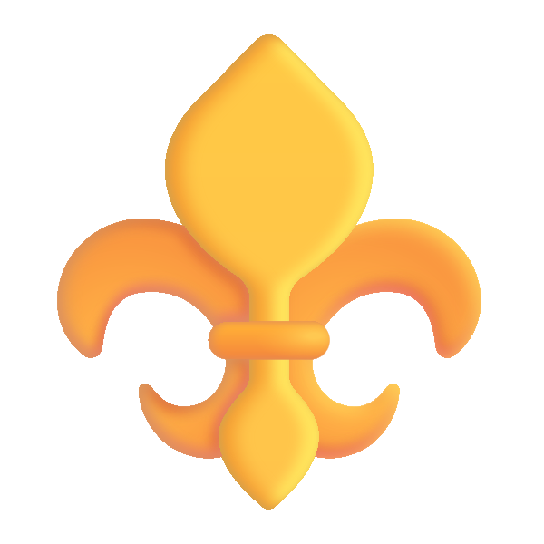 Fleur De Lis Color Vector