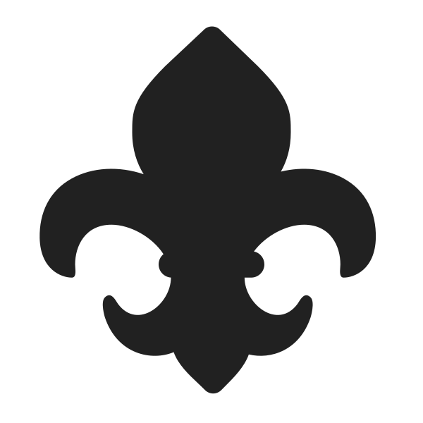 Fleur De Lis High Contrast
