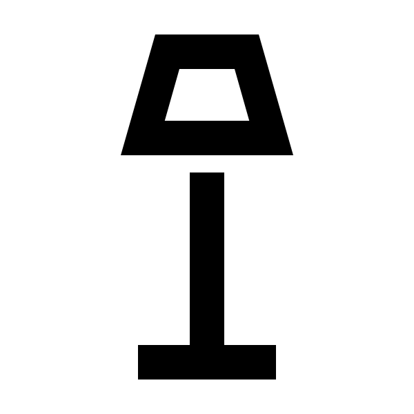 Floor Lamp Outline