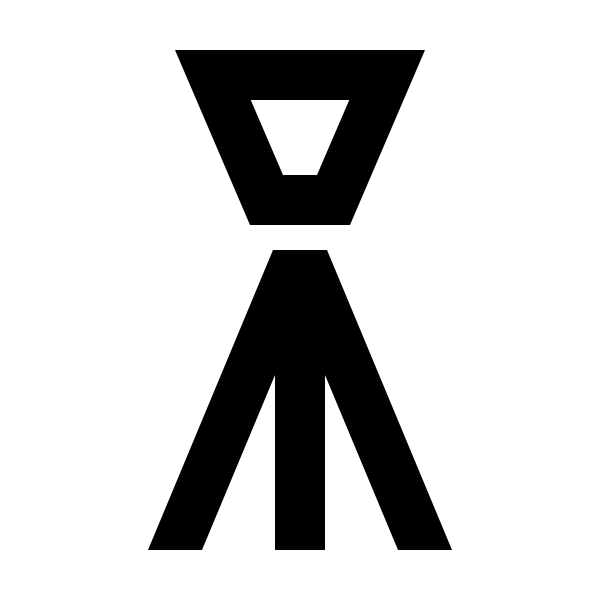 Floor Lamp Torchiere Variant Outline