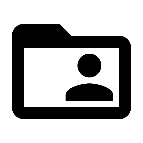 Folder Account Outline