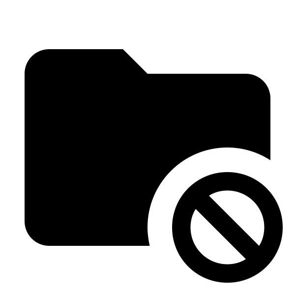 Folder Cancel