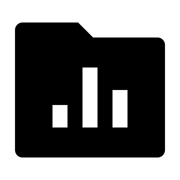 Folder Chart Fill