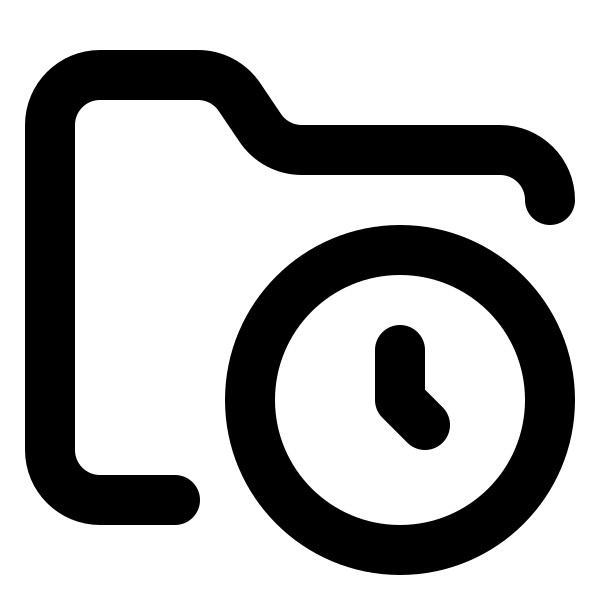Folder Clock