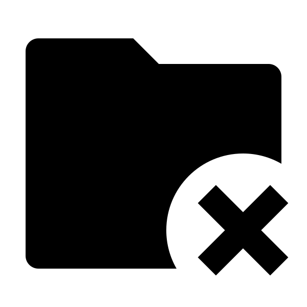 Folder Close Fill