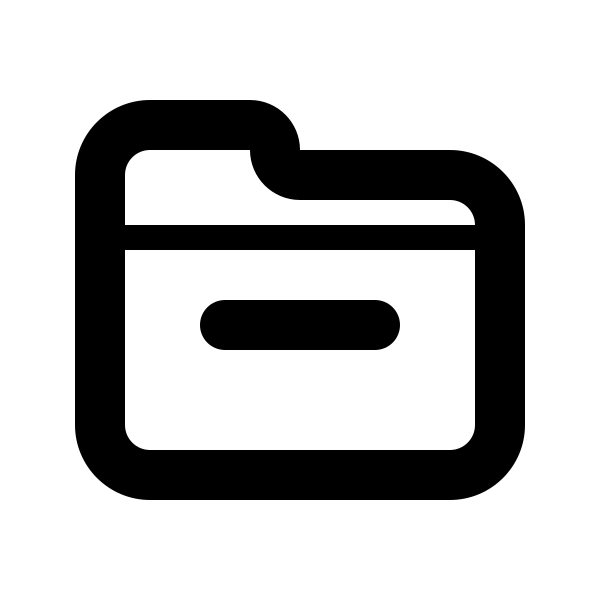 Folder Delete Vector