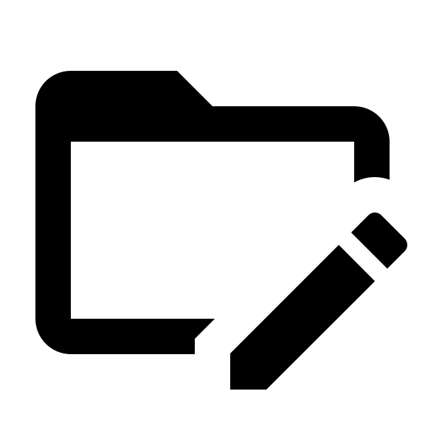 Folder Edit Outline