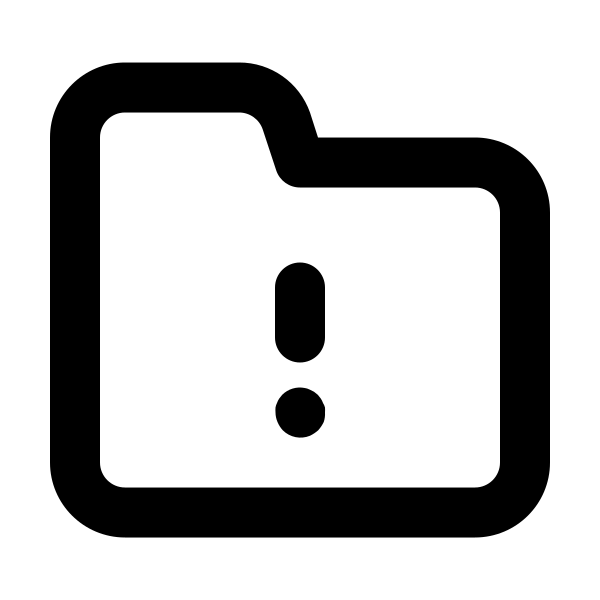 Folder Exclamation