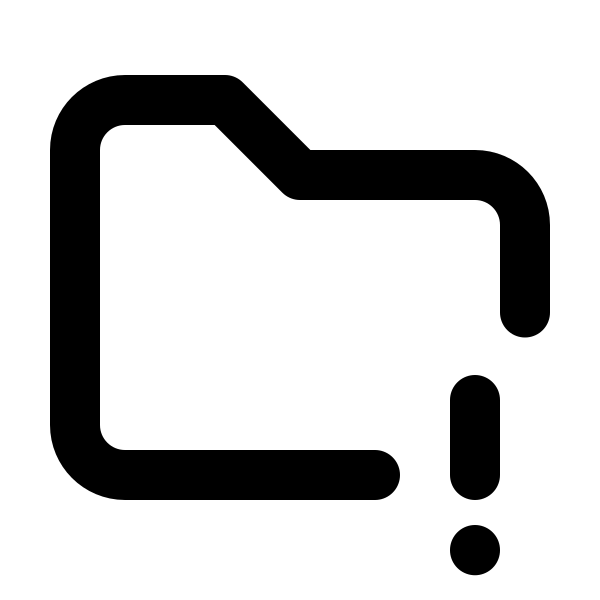 Folder Exclamation