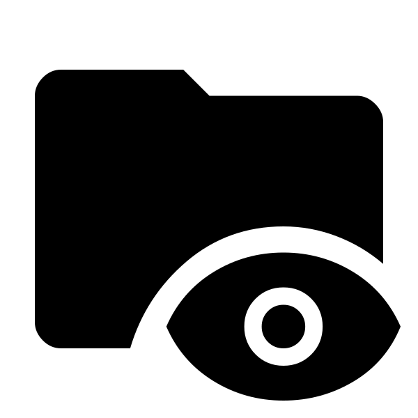 Folder Eye Fill