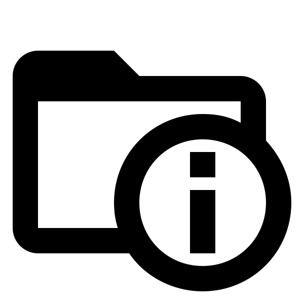 Folder Information Outline