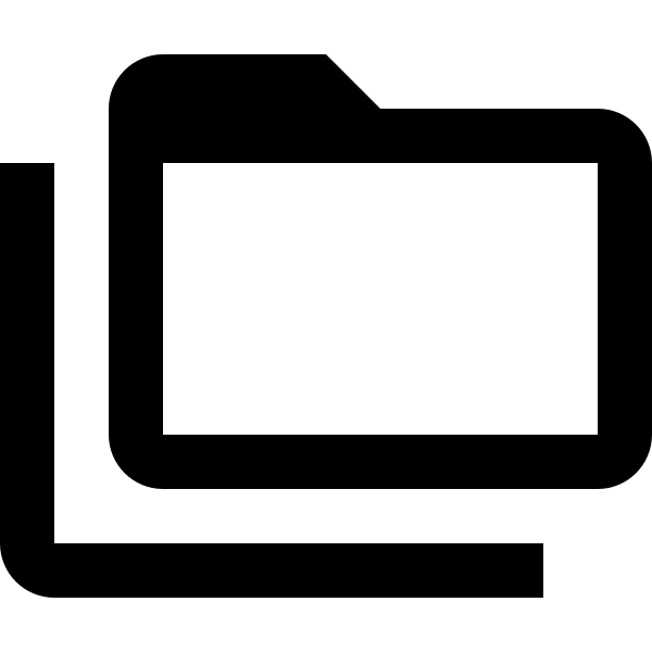 Folder Multiple Outline