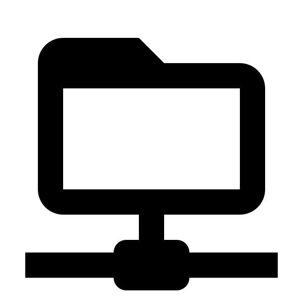 Folder Network Outline