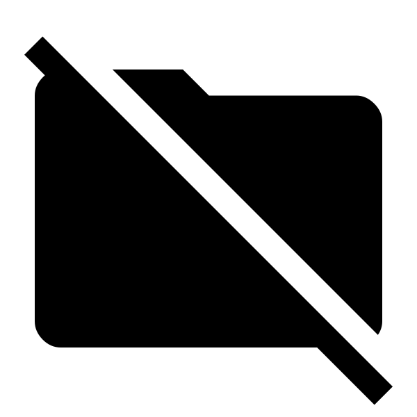 Folder Off Fill