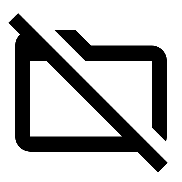 Folder Off Outline