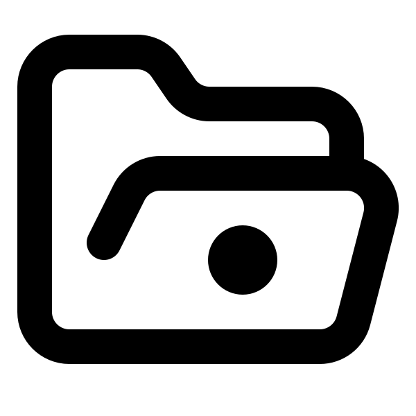 Folder Open Dot
