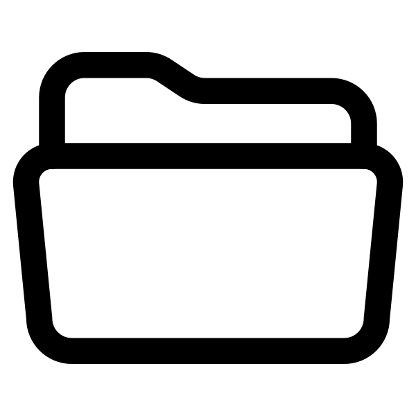 Folder Open Outline