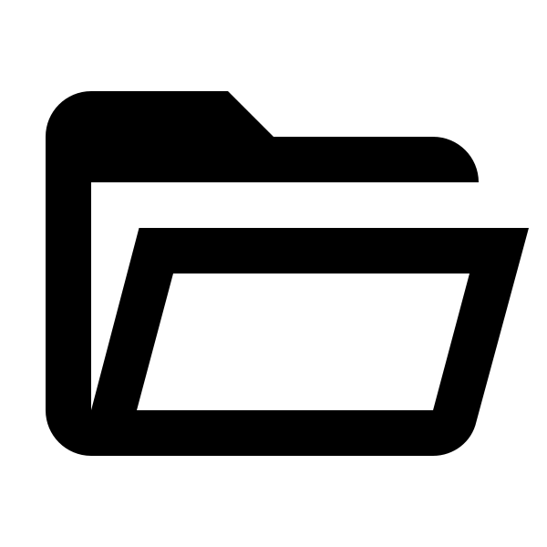 Folder Open Outline