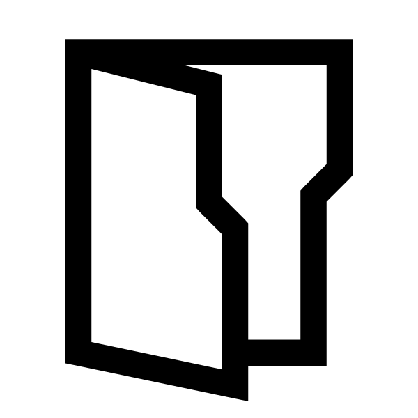 Folder Open Solid Vector