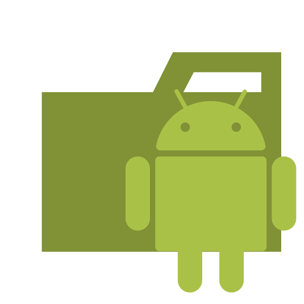 Folder Type Android Vector