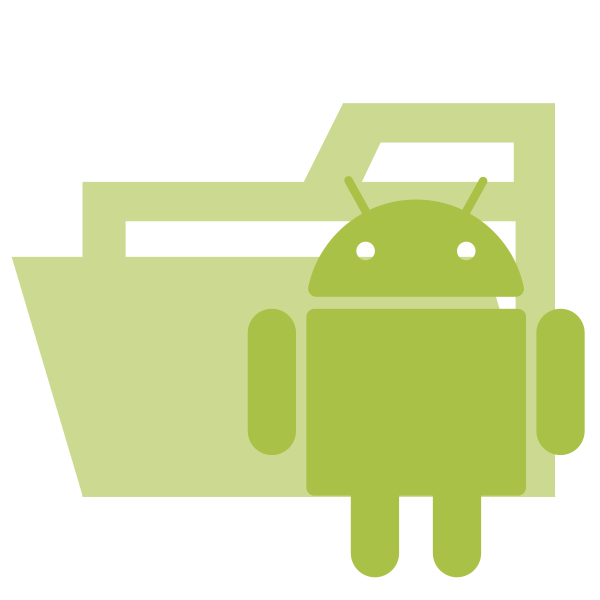 Folder Type Android Opened Vector