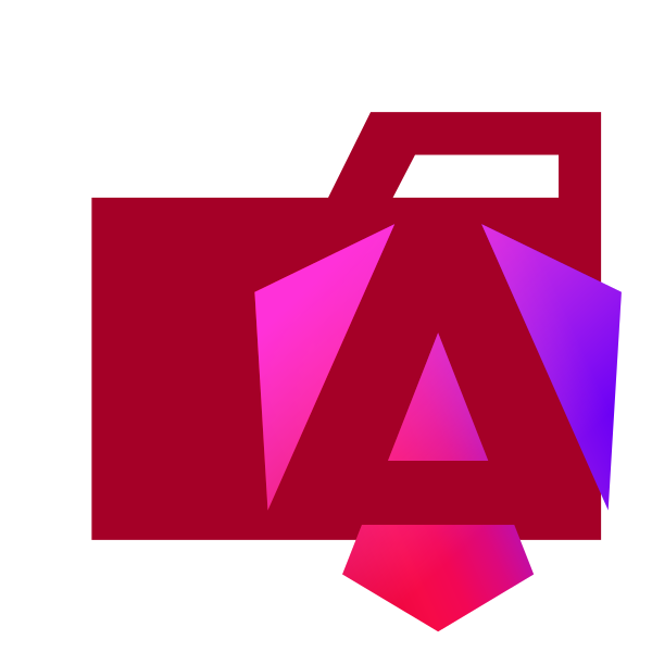 Folder Type Angular Vector