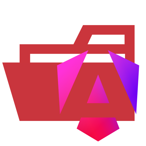 Folder Type Angular Opened