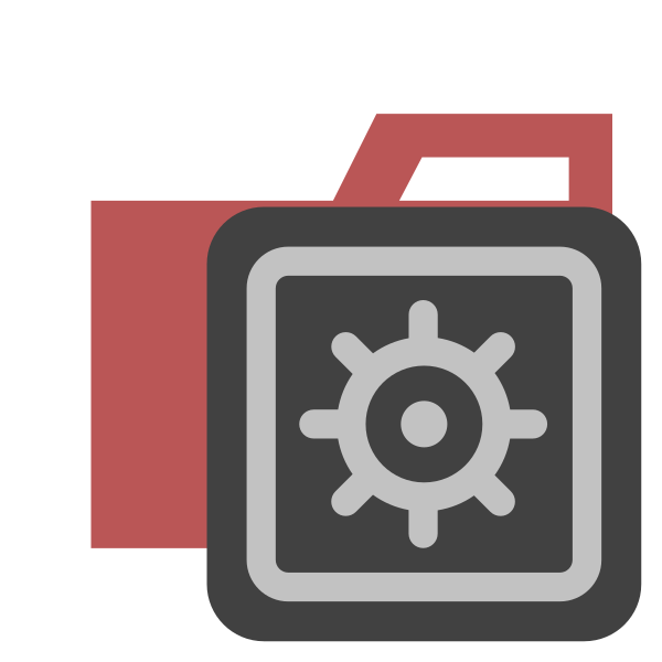 Folder Type Asset Vector