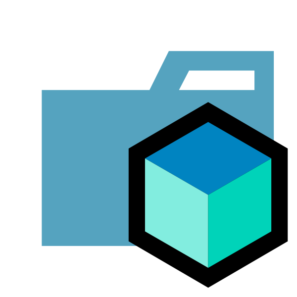 Folder Type Bloc Vector