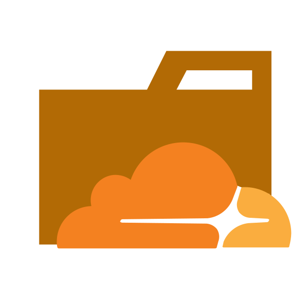 Folder Type Cloudflare Vector