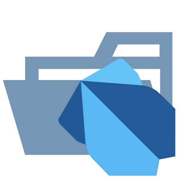 Folder Type Dart Opened Vector