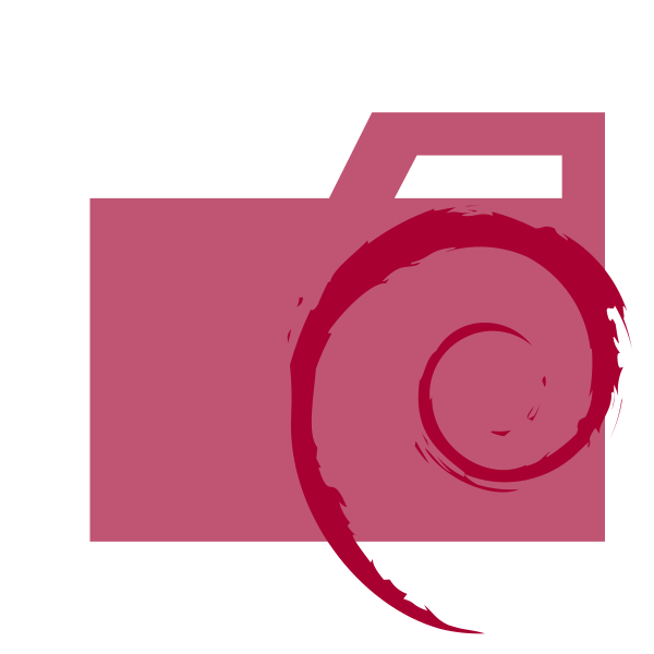 Folder Type Debian Vector