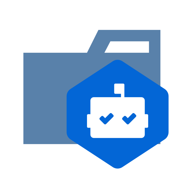 Folder Type Dependabot Vector