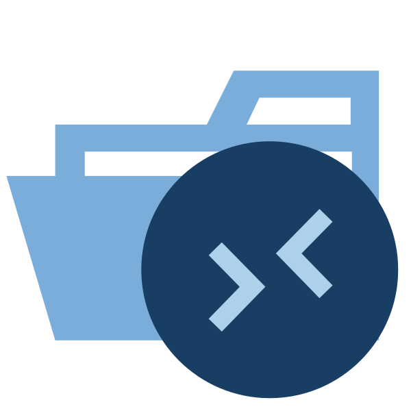 Folder Type Devcontainer Opened Vector