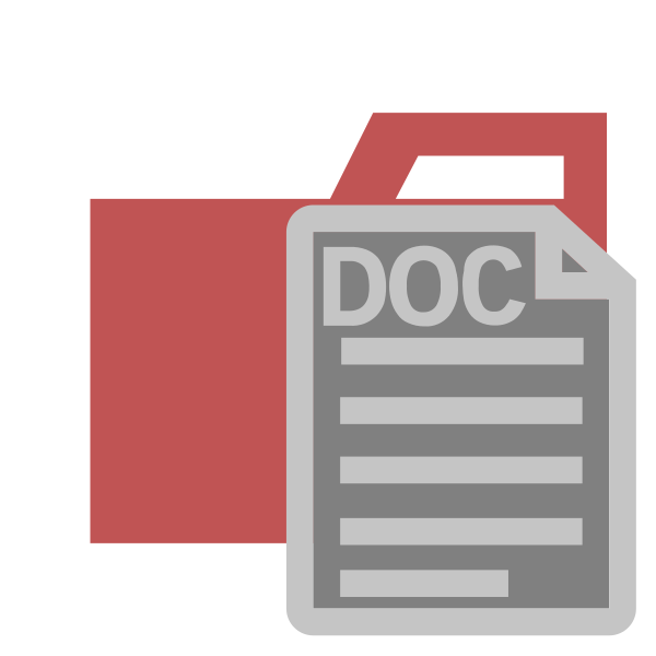 Folder Type Docs Vector