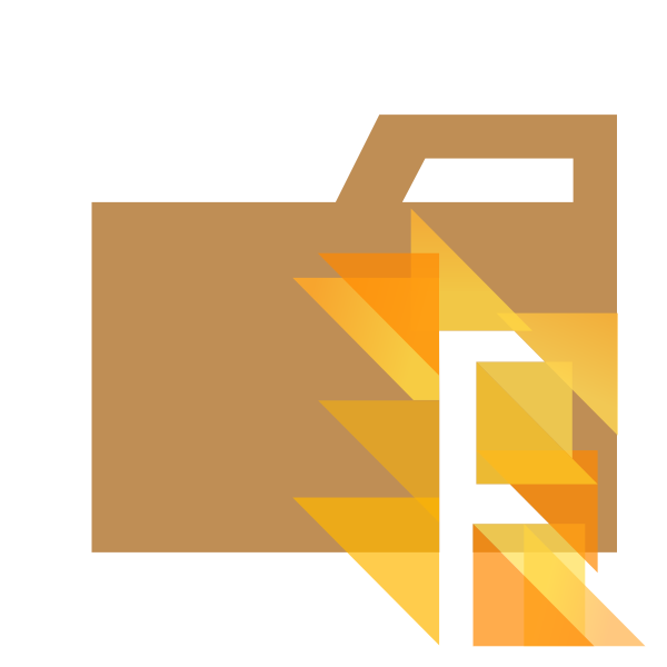 Folder Type Flow Vector