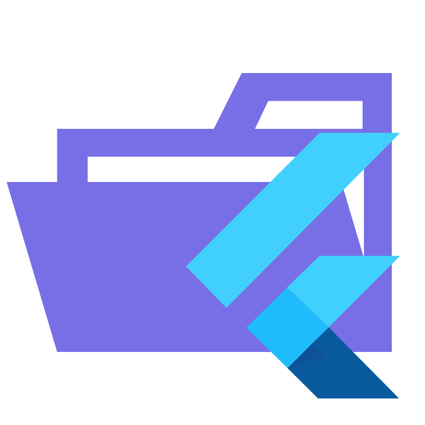 Folder Type Flutter Opened