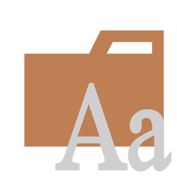 Folder Type Fonts
