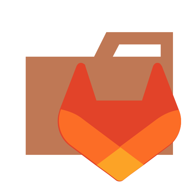 Folder Type Gitlab Vector