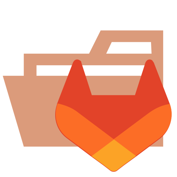 Folder Type Gitlab Opened Vector
