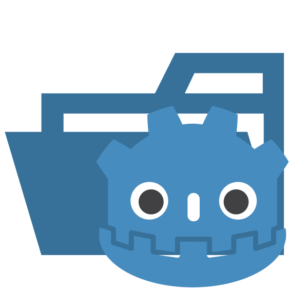 Folder Type Godot Opened Vector