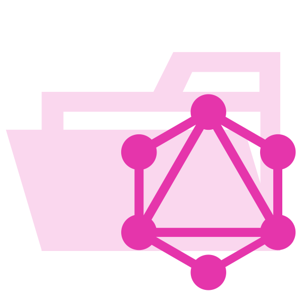 Folder Type Graphql Opened Vector