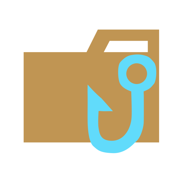 Folder Type Hook Vector