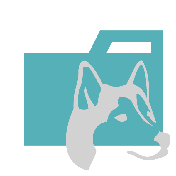 Folder Type Husky Vector