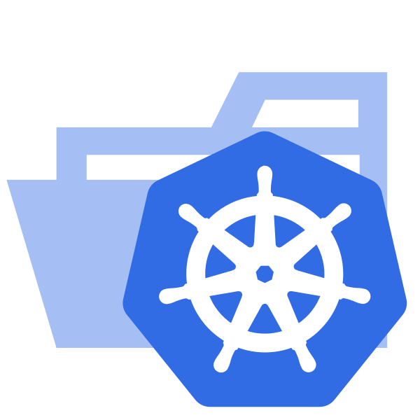 Folder Type Kubernetes Opened Vector