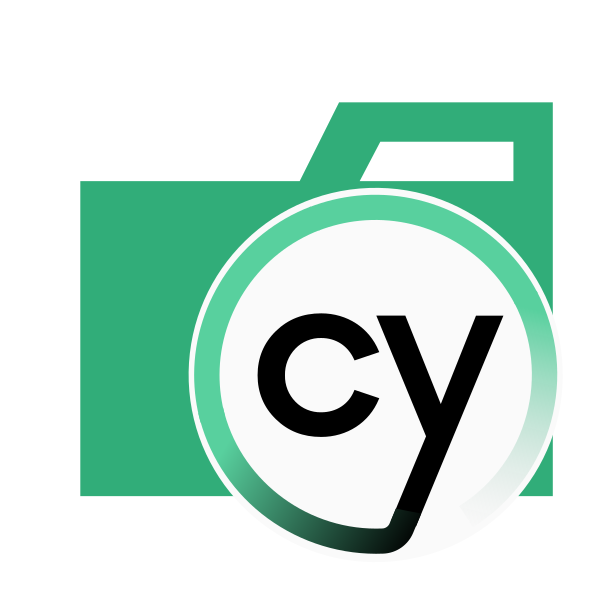 Folder Type Light Cypress Vector