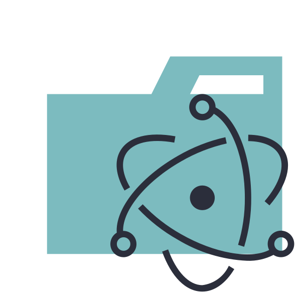 Folder Type Light Electron Vector
