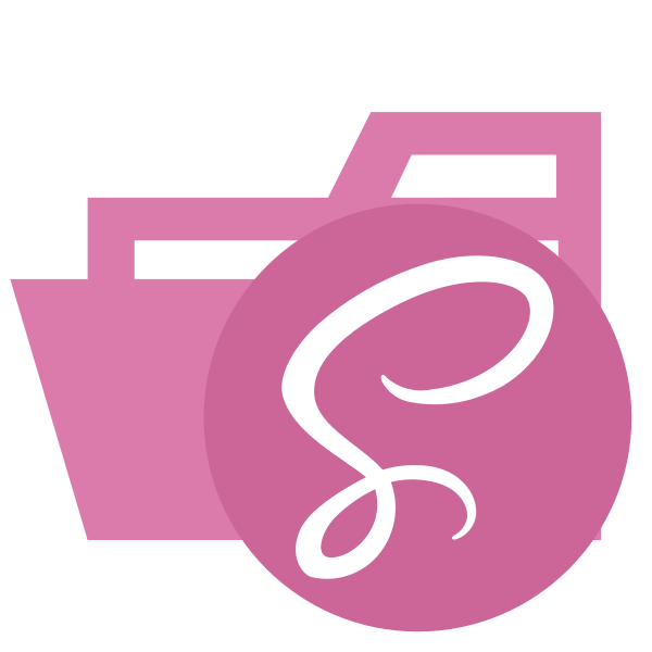 Folder Type Light Sass Opened Vector